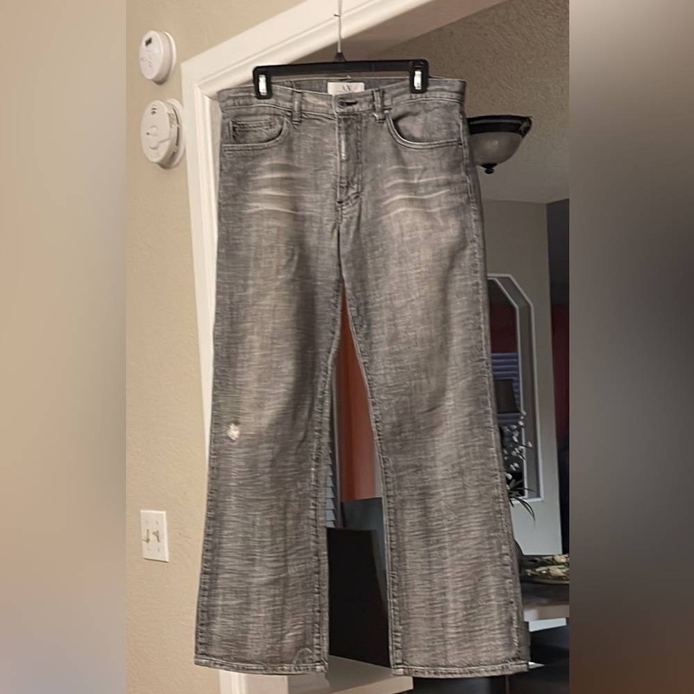 Armani exchange grey lightweight denim size 32 reg. New without tags